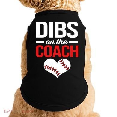 Dibs On The Coach Baseball Women Gift Doggie Tank