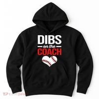 Dibs On The Coach Baseball Women Gift Hoodie thumb 0
