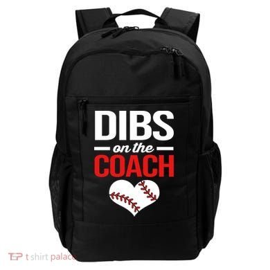 Dibs On The Coach Baseball Women Gift Backpack