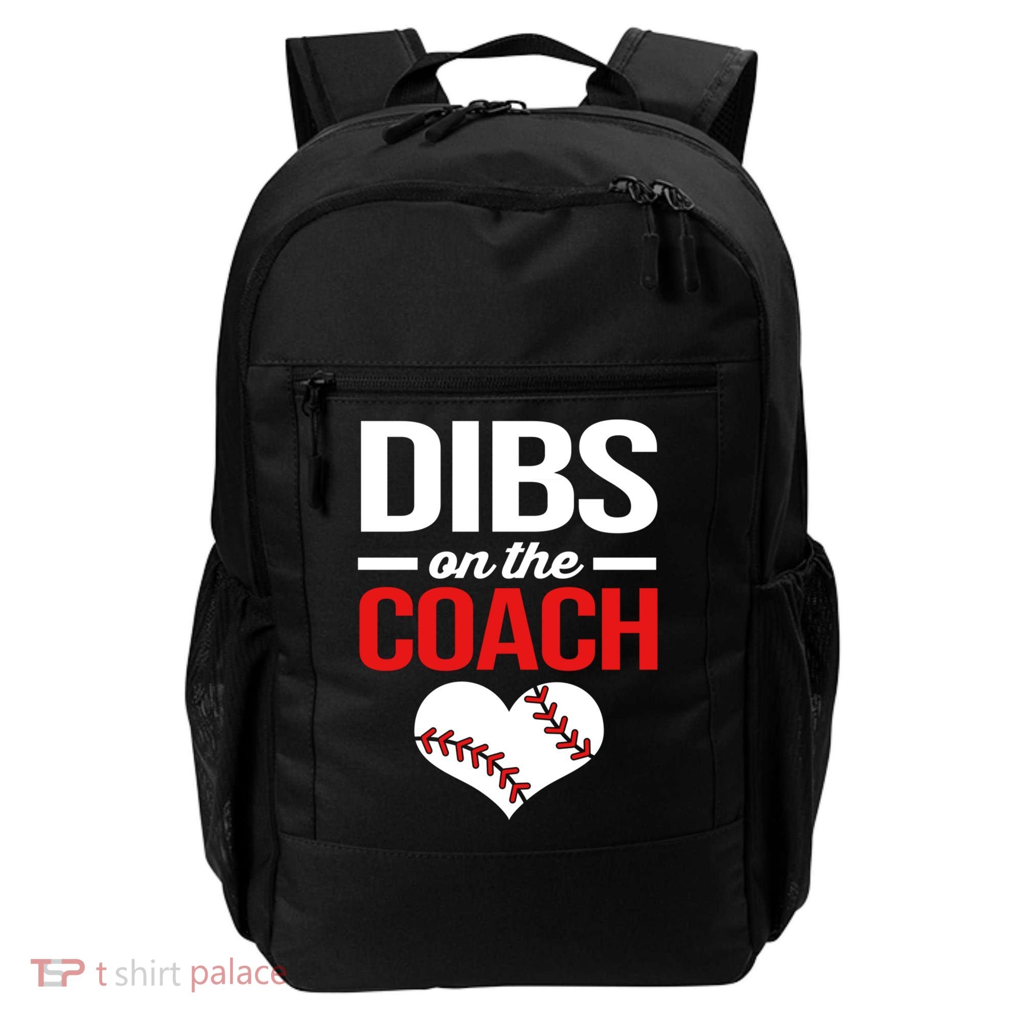 Dibs On The Coach Baseball Women Gift Backpack