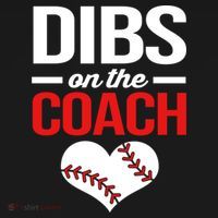Dibs On The Coach Baseball Women Gift Coaster thumb 2