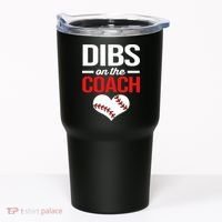 Dibs On The Coach Baseball Women Gift Tumbler thumb 0