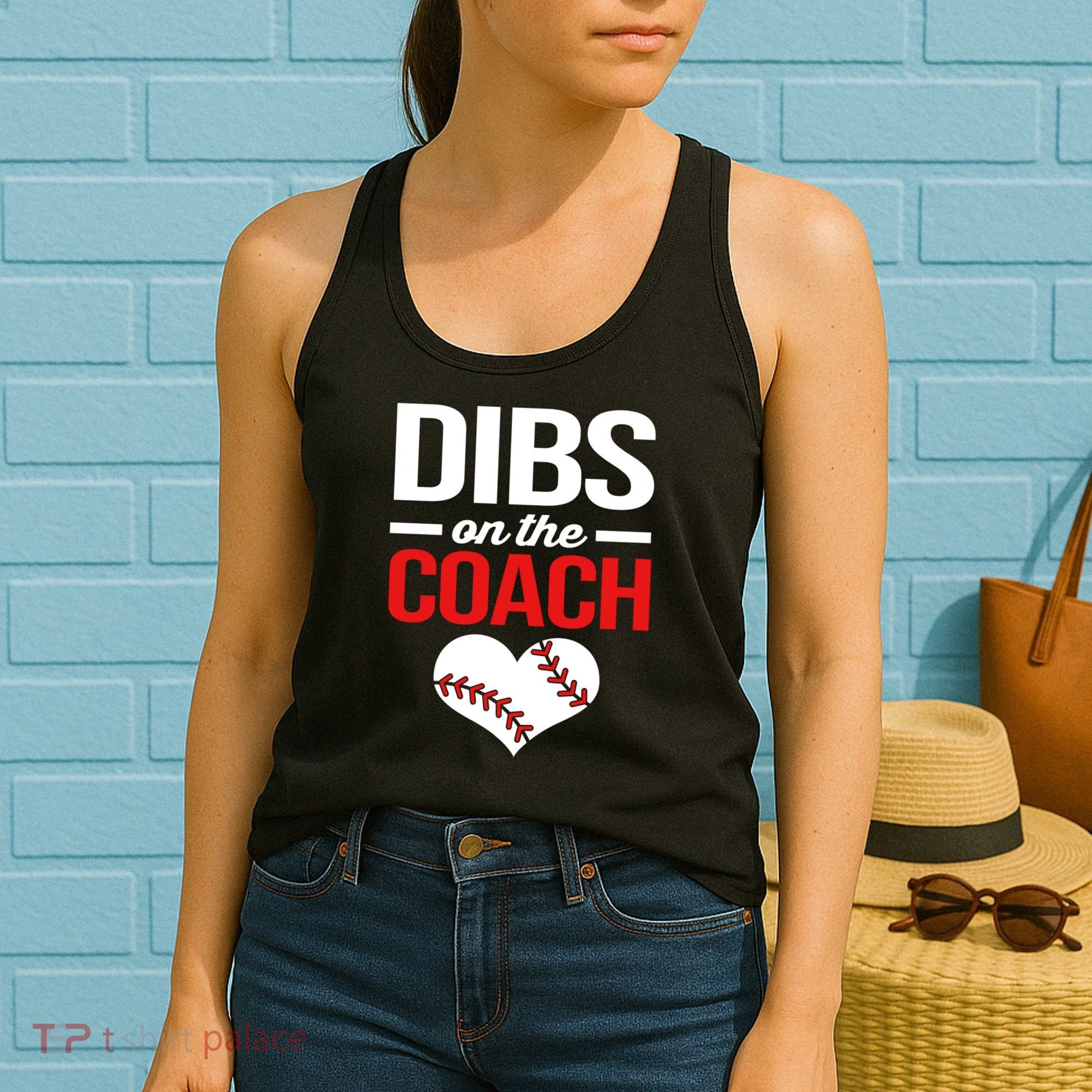 Dibs On The Coach Baseball Women Gift Women's Tank Top