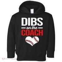 Dibs On The Coach Baseball Women Gift Toddler Hoodie thumb 0
