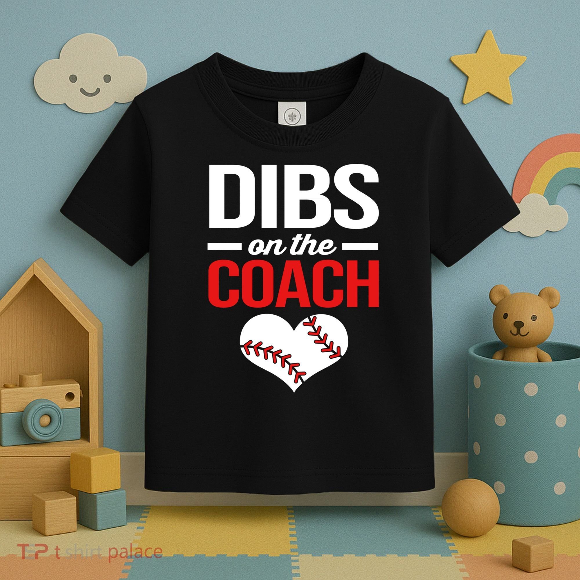 Dibs On The Coach Baseball Women Gift Toddler T-Shirt