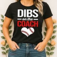 Dibs On The Coach Baseball Women Gift Women's T-Shirt thumb 2