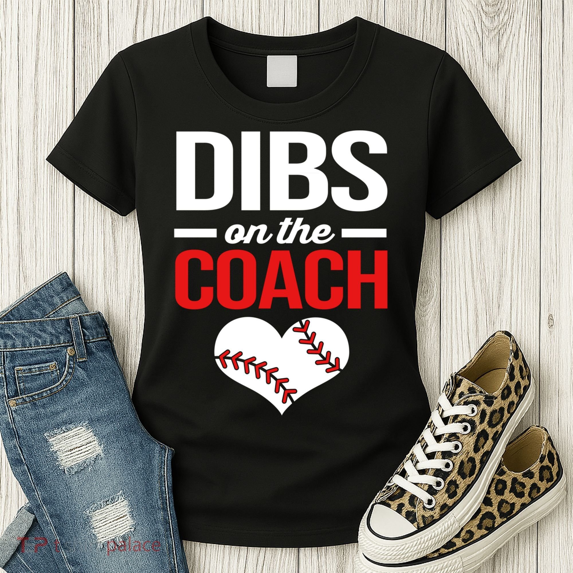 Dibs On The Coach Baseball Women Gift Women's T-Shirt