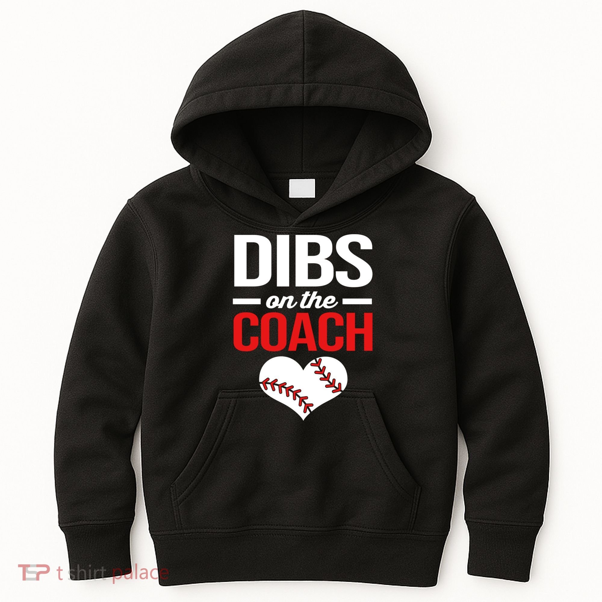 Dibs On The Coach Baseball Women Gift Kids Hoodie