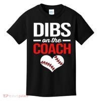 Dibs On The Coach Baseball Women Gift Kids T-Shirt thumb 0