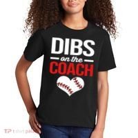 Dibs On The Coach Baseball Women Gift Kids T-Shirt thumb 2