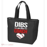 Dibs On The Coach Baseball Women Gift Tote Bag thumb 3