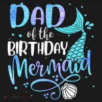Dad Of The Birthday Mermaid Family Matching Party Squad Women's Tank Top thumb 5