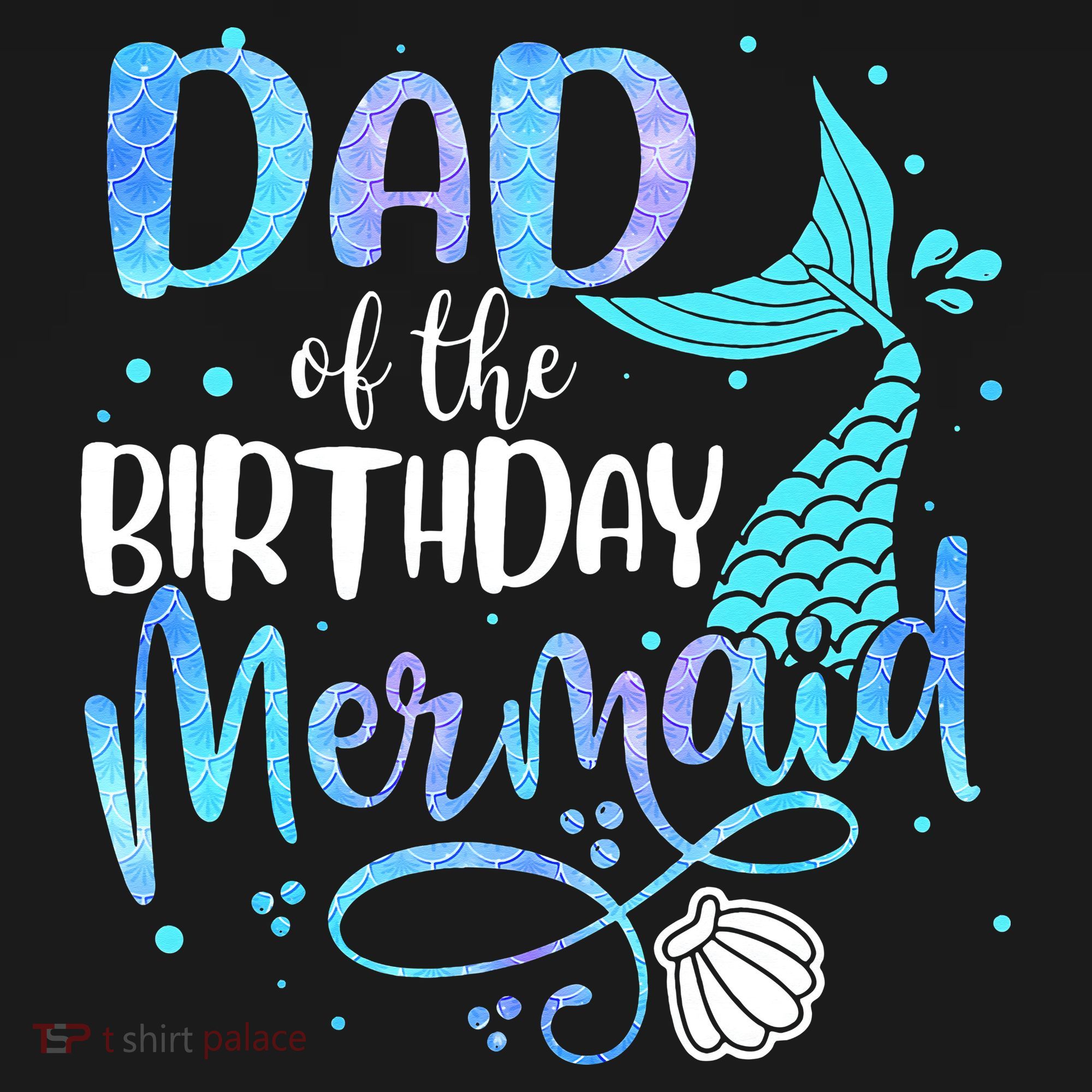 Dad Of The Birthday Mermaid Family Matching Party Squad Women's Tank Top