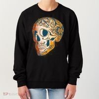 Day Of The Dead Grunge Sugar Skull Women's Sweatshirt thumb 0