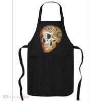 Day Of The Dead Grunge Sugar Skull Apron thumb 0