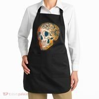 Day Of The Dead Grunge Sugar Skull Apron thumb 2