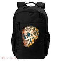 Day Of The Dead Grunge Sugar Skull Backpack thumb 0
