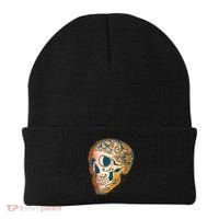 Day Of The Dead Grunge Sugar Skull Beanie thumb 0