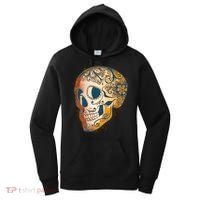 Day Of The Dead Grunge Sugar Skull Women's Hoodie thumb 0