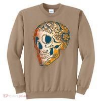 Day Of The Dead Grunge Sugar Skull Sweatshirt thumb 0