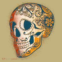 Day Of The Dead Grunge Sugar Skull Sweatshirt thumb 2