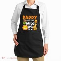 Daddy Of The Wild One Zoo Bday Party Safari Jungle Animals Apron thumb 2
