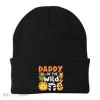 Daddy Of The Wild One Zoo Bday Party Safari Jungle Animals Beanie thumb 0