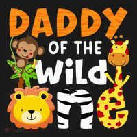Daddy Of The Wild One Zoo Bday Party Safari Jungle Animals Visor thumb 3