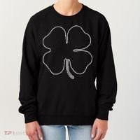 Dotted Cloverleaf St. Patrick's Day Women's Sweatshirt thumb 0