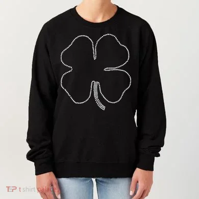 Dotted Cloverleaf St. Patrick's Day Women's Sweatshirt