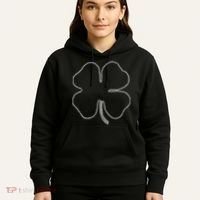 Dotted Cloverleaf St. Patrick's Day Hoodie thumb 5