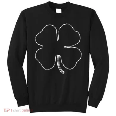 Dotted Cloverleaf St. Patrick's Day Sweatshirt