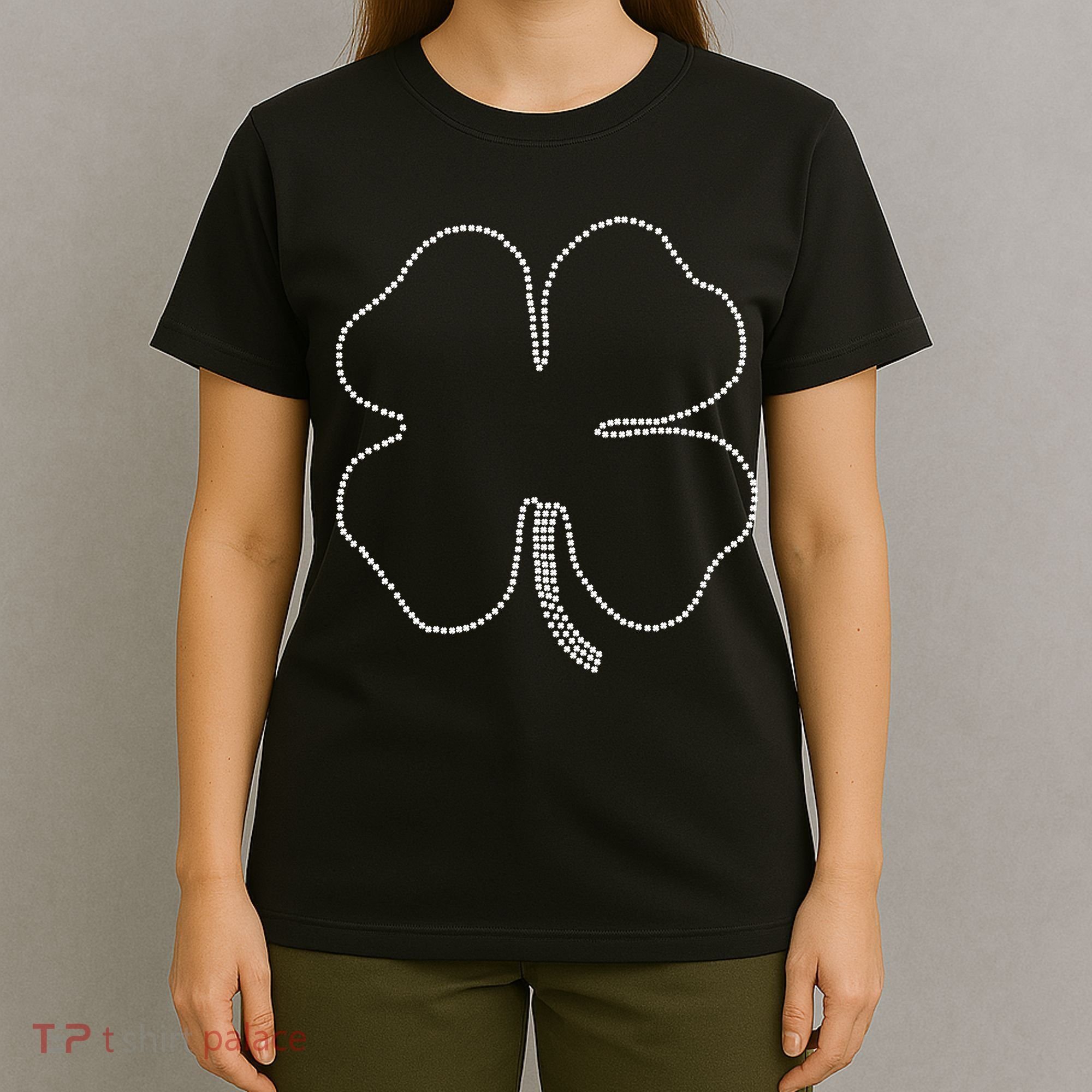 Dotted Cloverleaf St. Patrick's Day T-Shirt