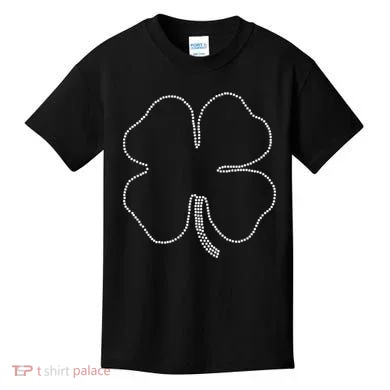 Dotted Cloverleaf St. Patrick's Day Kids T-Shirt