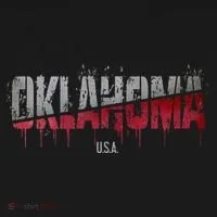 Distressed Oklahoma Usa Doggie Tank thumb 4