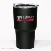 Distressed Oklahoma Usa Tumbler thumb 0