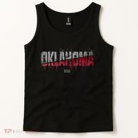 Distressed Oklahoma Usa Tank Top thumb 2