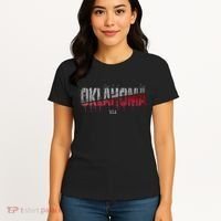 Distressed Oklahoma Usa Women's T-Shirt thumb 4