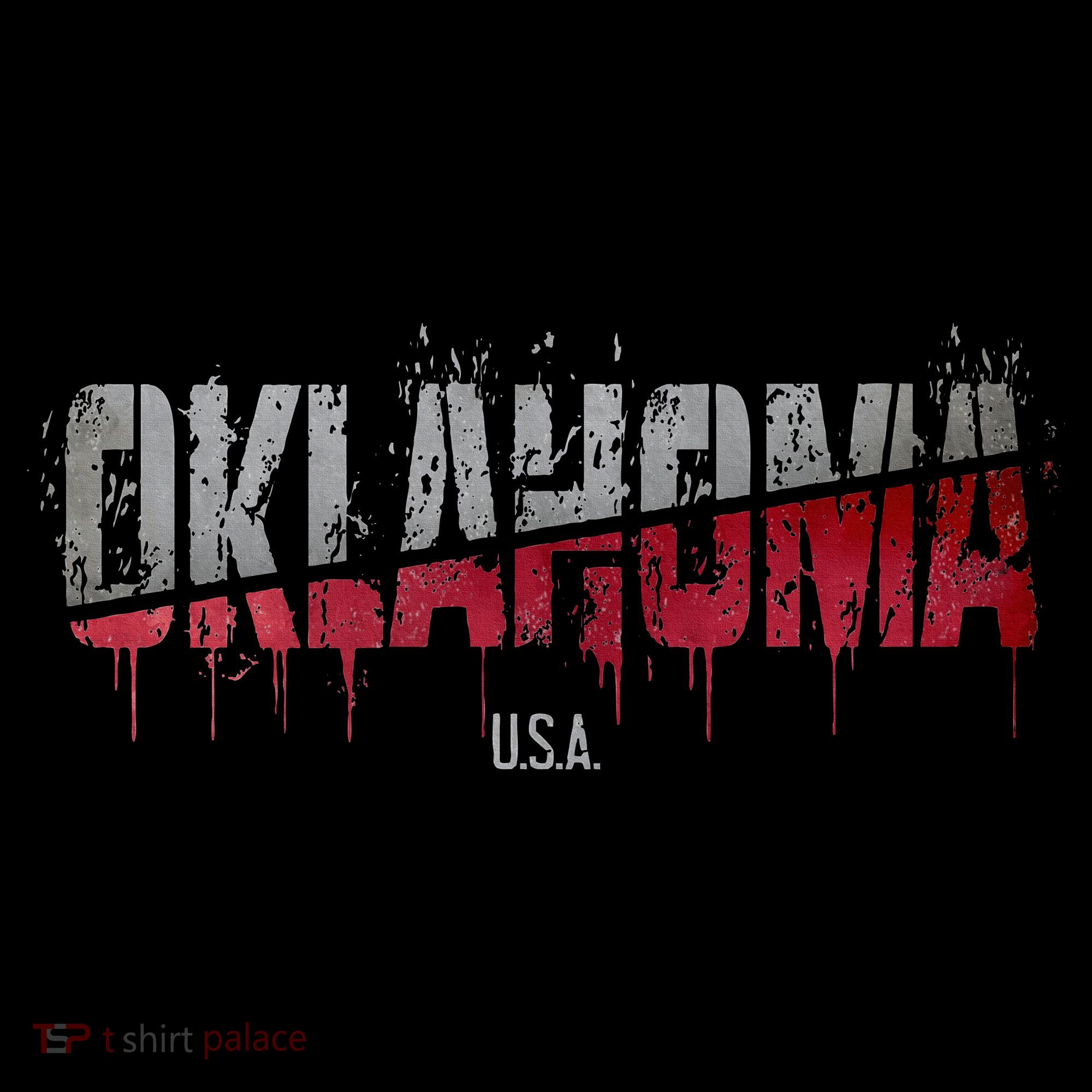 Distressed Oklahoma Usa Kids Sweatshirt