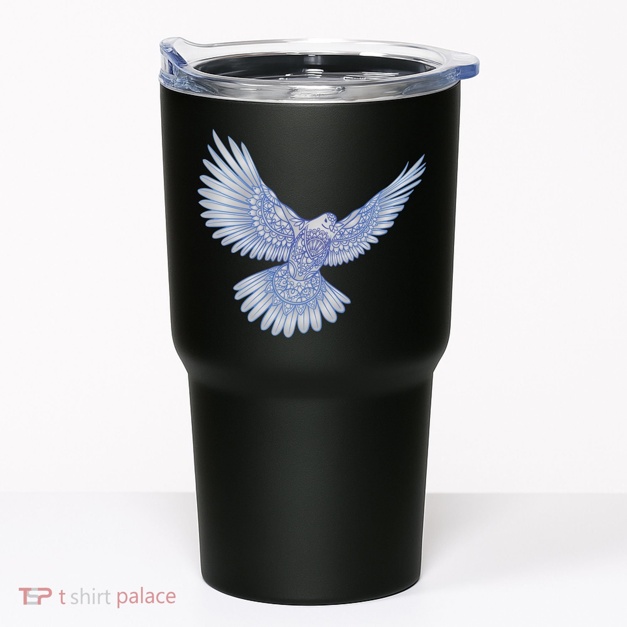 Dove Blue Porcelain Tumbler