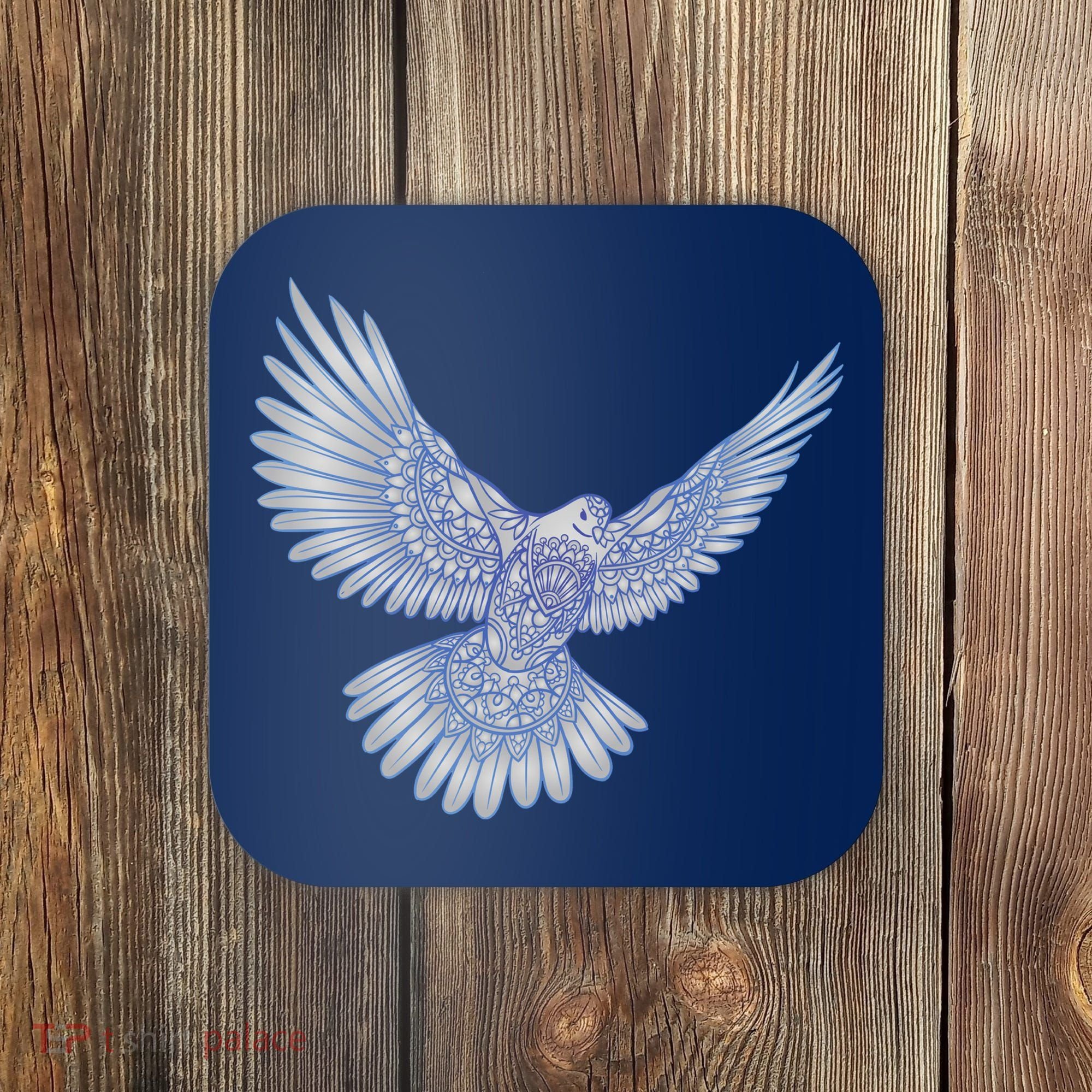 Dove Blue Porcelain Coaster