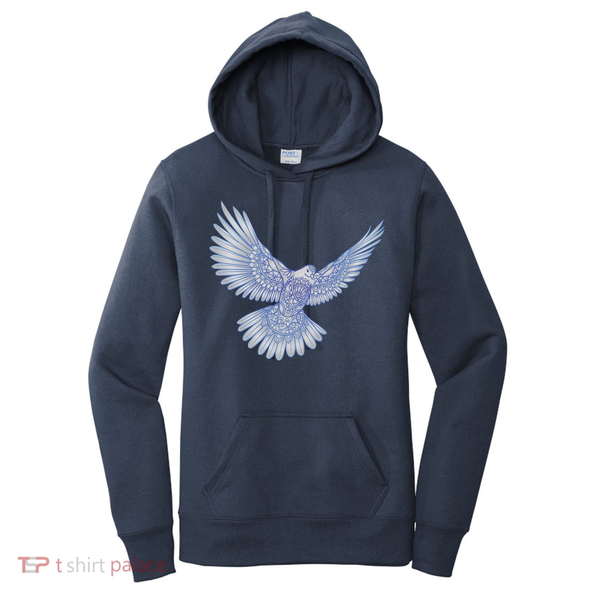 Dove Blue Porcelain Women's Hoodie
