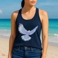 Dove Blue Porcelain Women's Tank Top thumb 2