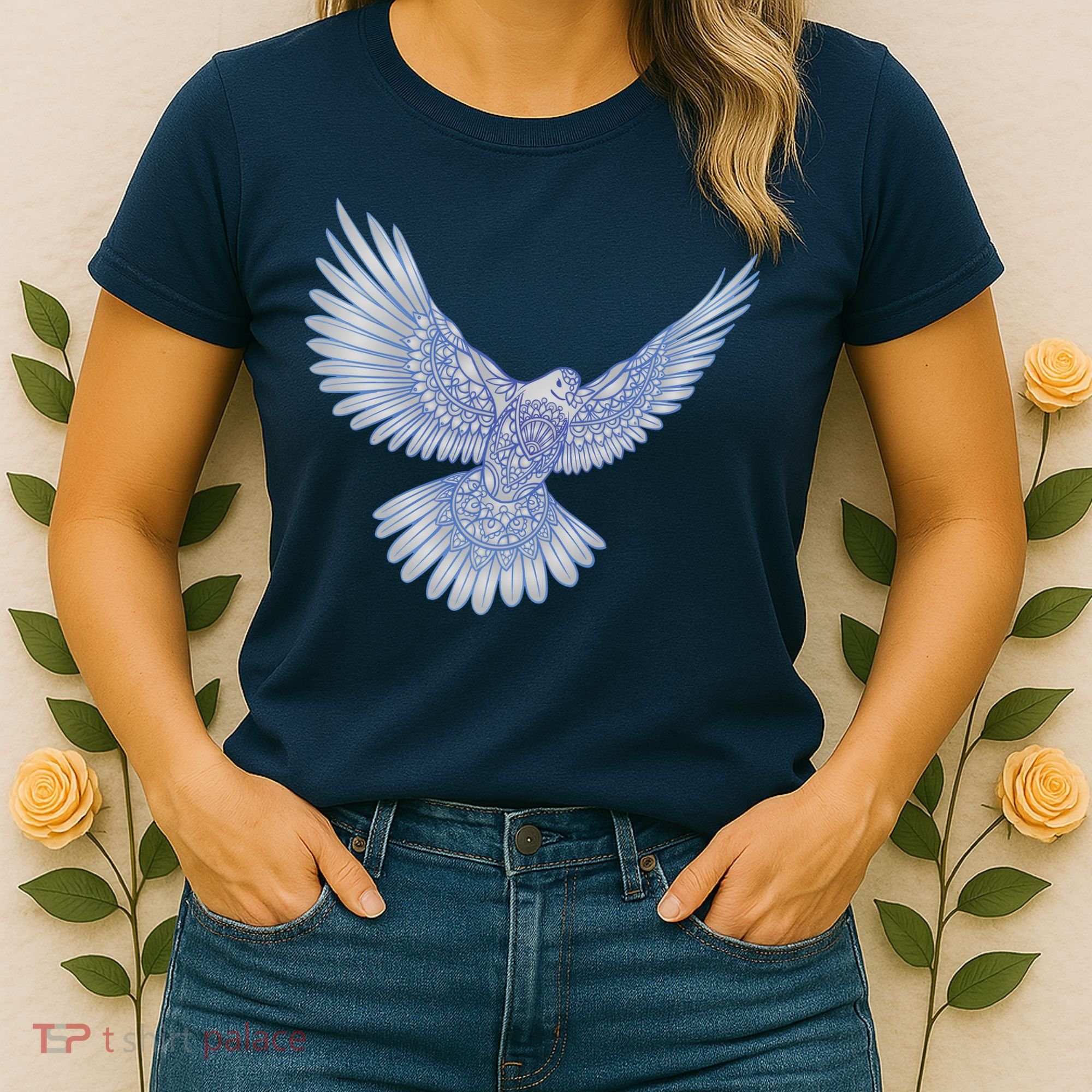 Dove Blue Porcelain Women's T-Shirt