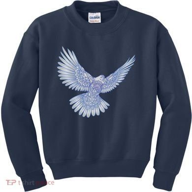 Dove Blue Porcelain Kids Sweatshirt
