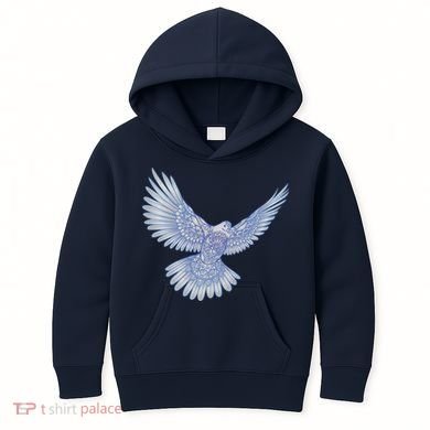 Dove Blue Porcelain Kids Hoodie