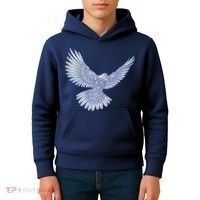 Dove Blue Porcelain Kids Hoodie thumb 4