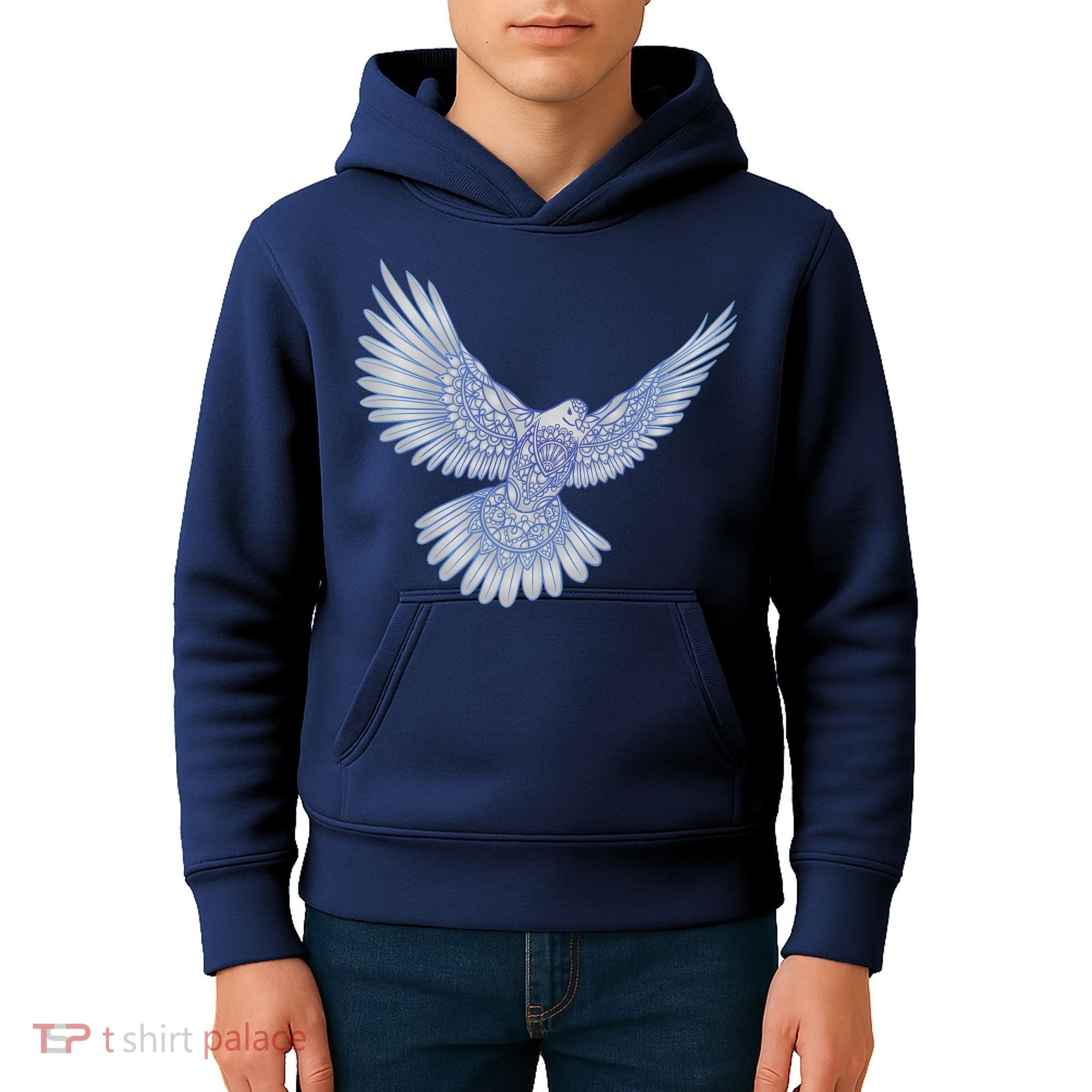 Dove Blue Porcelain Kids Hoodie