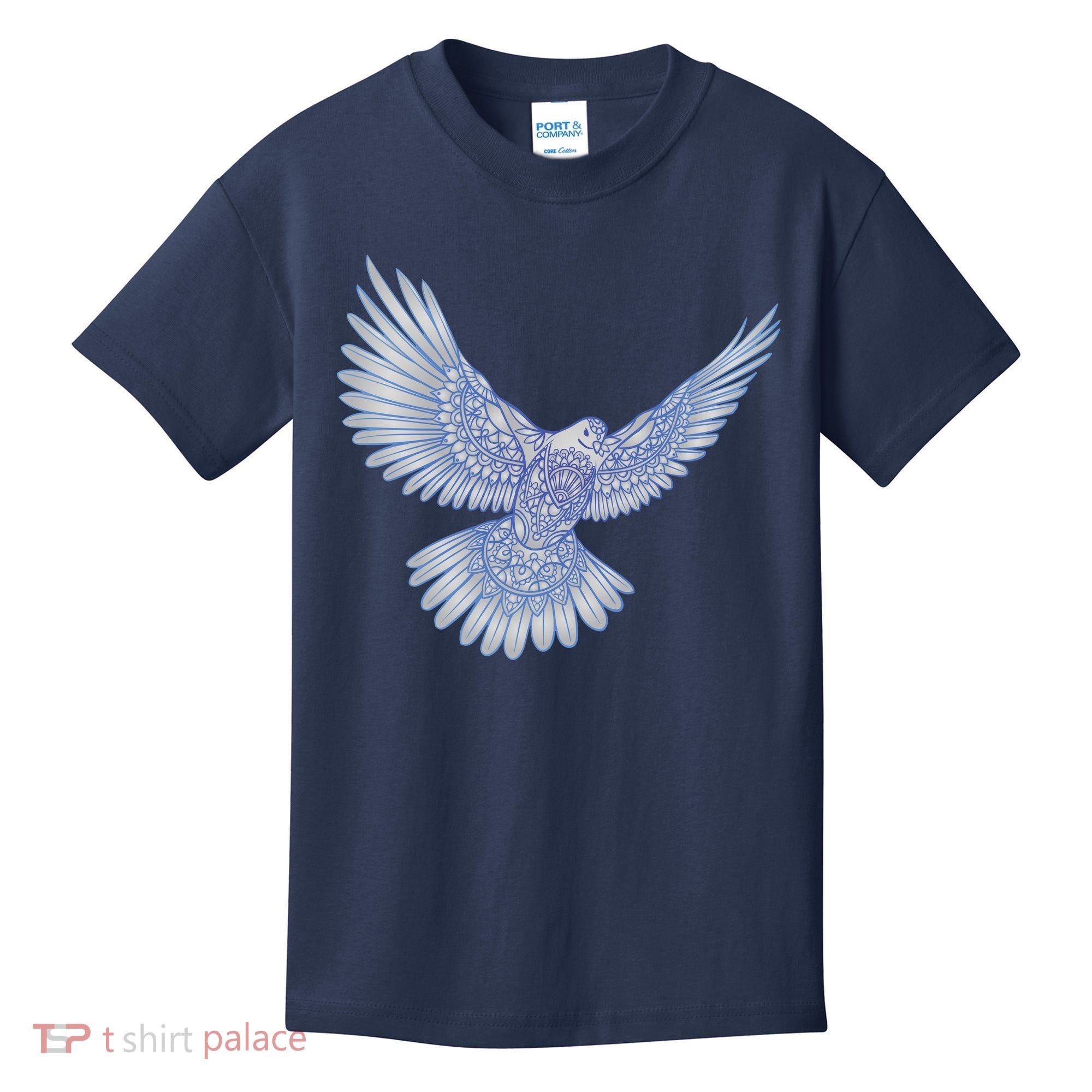 Dove Blue Porcelain Kids T-Shirt