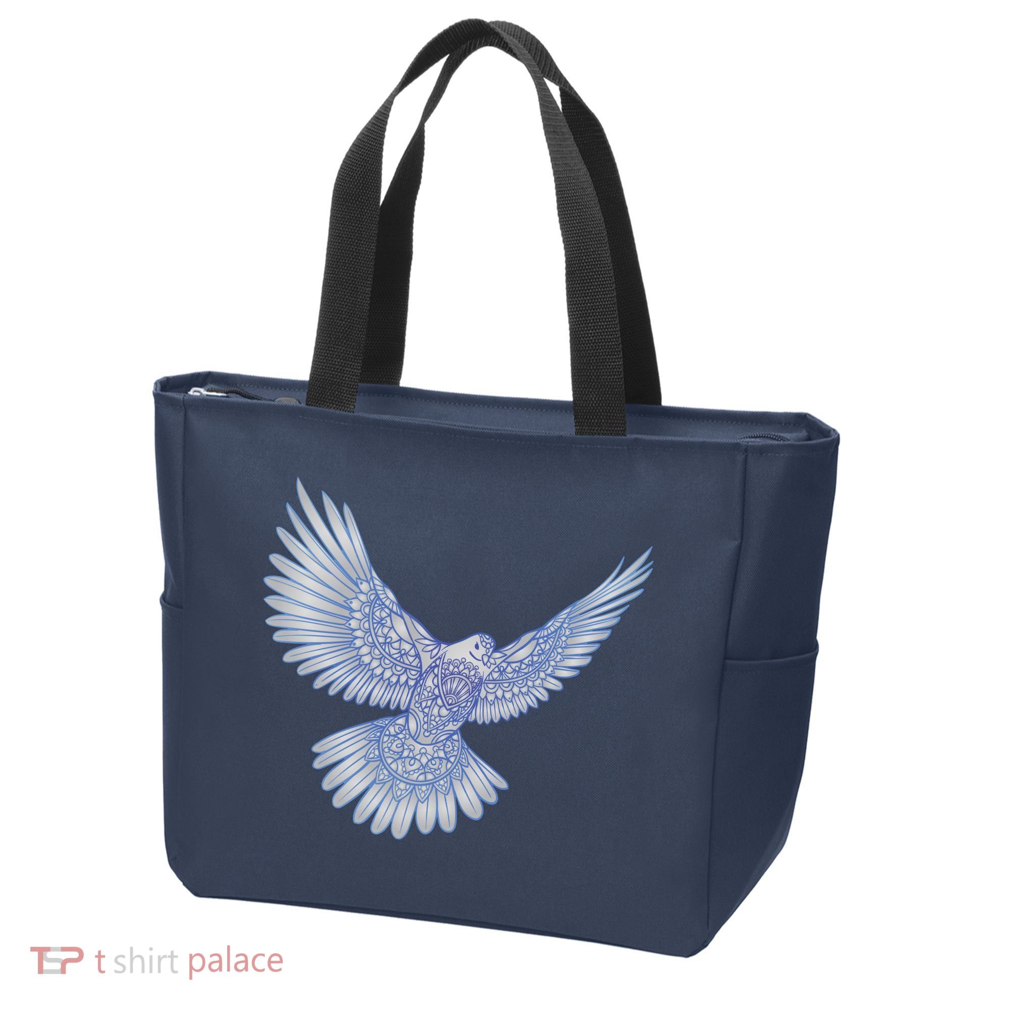Dove Blue Porcelain Tote Bag